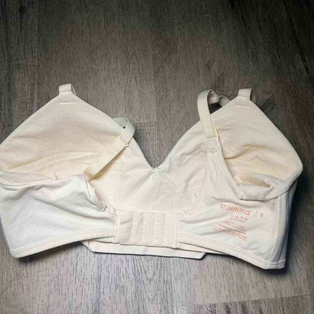 True‎ Kind White Wireless Bralette Soft Bra Size Small GUC